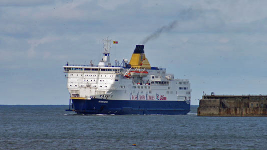 OSTEND SPIRIT on Dover-Boulogne services - Photo:  Ian Boyle, 7th May 2010 - www.simplonpc.co.uk 