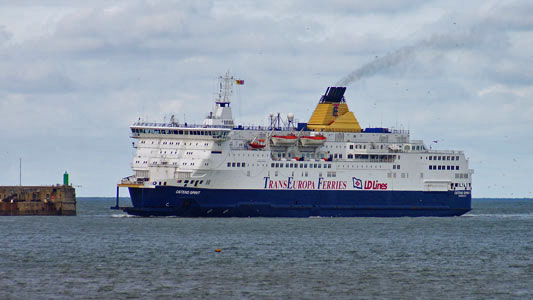 OSTEND SPIRIT on Dover-Boulogne services - Photo:  Ian Boyle, 7th May 2010 - www.simplonpc.co.uk 