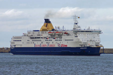 OSTEND SPIRIT on Dover-Boulogne services - Photo:  Ian Boyle, 7th May 2010 - www.simplonpc.co.uk 