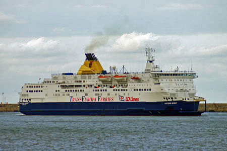 OSTEND SPIRIT on Dover-Boulogne services - Photo:  Ian Boyle, 7th May 2010 - www.simplonpc.co.uk 