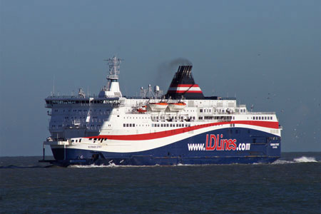 NORMAN SPIRIT on DFDS charter for Dover-Dunkerque services - Photo:  Ian Boyle, 12th December 2011 - www.simplonpc.co.uk 