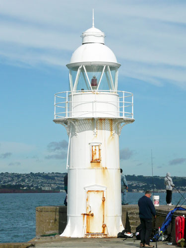 Brixham Victoria Pier Lighthouse - Photo Copyright 2011 Ian Boyle - www.simplonpc.co.uk