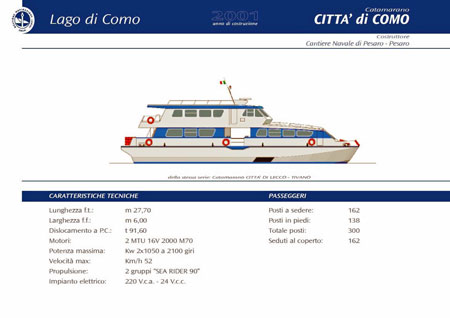 CITTA DI COMO 2001 - Lago di Como - www.simplonpc.co.uk