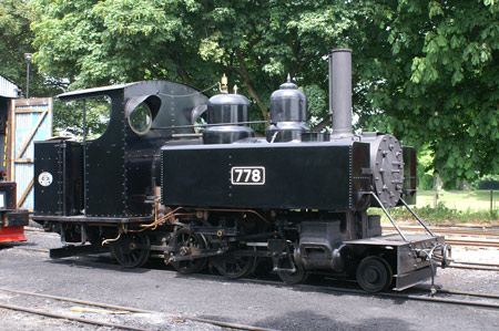 Baldwin No.778 at Page's Park shed 