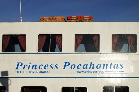 PRINCESS POCAHONTAS - Lower Thames & Medway - Photo: © Ian Boyle, 20th December 2011 - www.simplonpc.co.uk