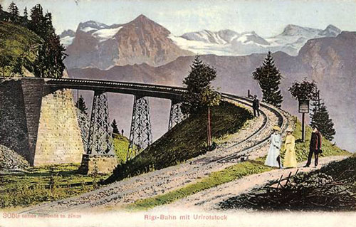 Rigi-Scheiddegg Bahn - www.simplonpc.co.uk - Simplon Postcards