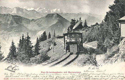 Rigi-Scheiddegg Bahn - www.simplonpc.co.uk - Simplon Postcards