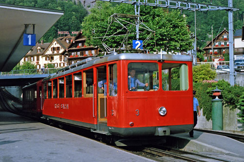 Vitznau-Rigi Bahn - Photo: ©1985 Ian Boyle - www.simplonpc.co.uk - Simplon Postcards