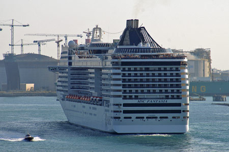 MSC FANTASIA - Photo:  Ian Boyle, 21st August 2009