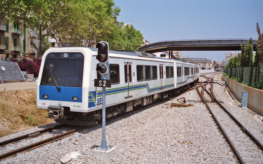 Palma, Majorca SFM station - Photo: � Ian Boyle, 1st August 1995 - www.sipmlon.co.uk