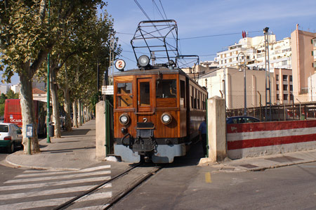 Loco No.2 at Palma - Photo:  Ian Boyle, 26th August 2009 - simplonpc.co.uk