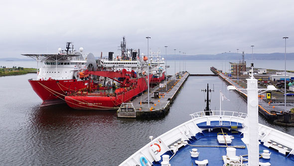 Marco Polo Departure - Photos: © Ian Boyle, 10th August 2014