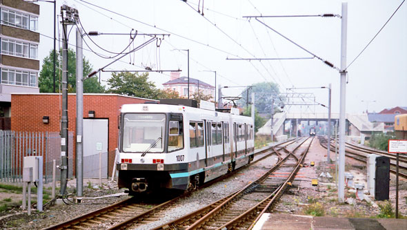 Manchester Tramkink - Photo: ©1992 Ian Boyle -  www.simplompc.co.uk - Simplon Postcards