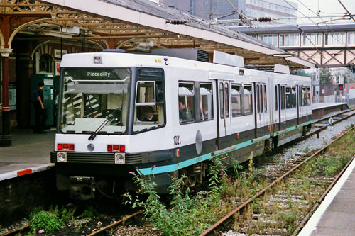 Manchester Tramkink - Photo: ©1992 Ian Boyle -  www.simplompc.co.uk - Simplon Postcards