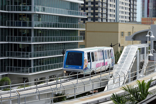 Miami Metromover - CELBRITY ECLIPSE 2012 Cruise - Photo: © Ian Boyle, April 2012 - www.simplonpc.co.uk