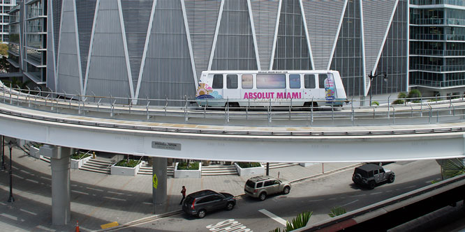 Miami Metromover - CELBRITY ECLIPSE 2012 Cruise - Photo: © Ian Boyle, April 2012 - www.simplonpc.co.uk