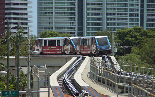 Miami Metromover - CELBRITY ECLIPSE 2012 Cruise - Photo: © Ian Boyle, April 2012 - www.simplonpc.co.uk