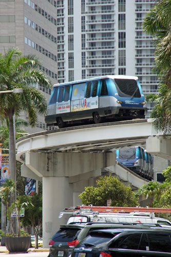 Miami Metromover - CELBRITY ECLIPSE 2012 Cruise - Photo: © Ian Boyle, April 2012 - www.simplonpc.co.uk