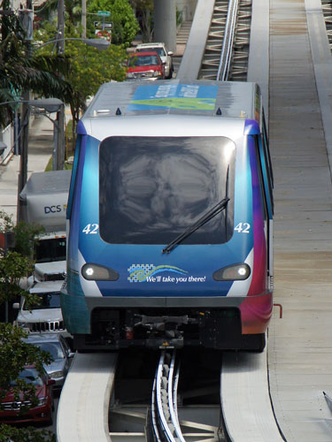 Miami Metromover - CELBRITY ECLIPSE 2012 Cruise - Photo: © Ian Boyle, April 2012 - www.simplonpc.co.uk