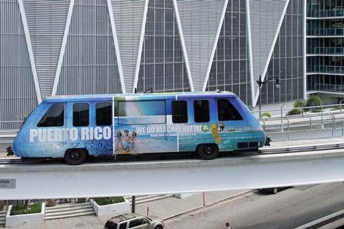 Miami Metromover - CELBRITY ECLIPSE 2012 Cruise - Photo: © Ian Boyle, April 2012 - www.simplonpc.co.uk