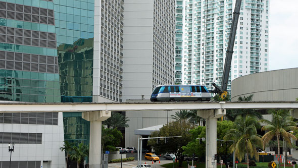 Miami Metromover - CELBRITY ECLIPSE 2012 Cruise - Photo: © Ian Boyle, April 2012 - www.simplonpc.co.uk