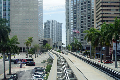 Miami Metromover - CELBRITY ECLIPSE 2012 Cruise - Photo: © Ian Boyle, April 2012 - www.simplonpc.co.uk