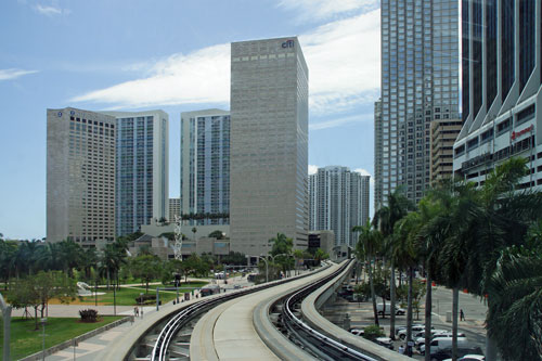 Miami Metromover - CELBRITY ECLIPSE 2012 Cruise - Photo: © Ian Boyle, April 2012 - www.simplonpc.co.uk