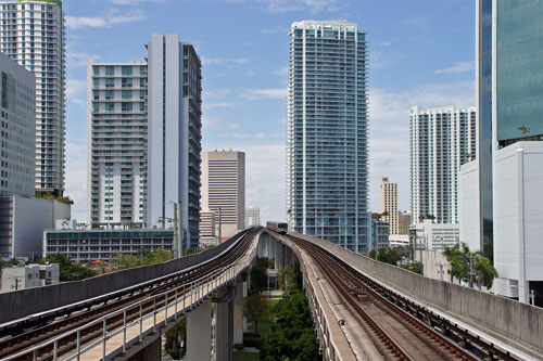 Miami Metrorail - CELBRITY ECLIPSE 2012 Cruise - Photo: © Ian Boyle, 19th April 2012 - www.simplonpc.co.uk