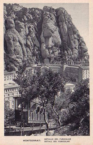 Monserrat - Funicular de Sant Joan - www.simplompc.co.uk - Simplon Postcards