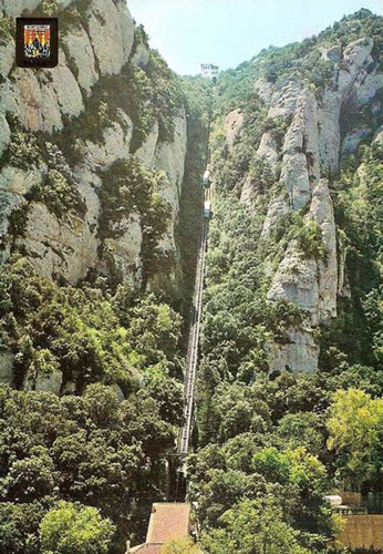 Monserrat - Funicular de Sant Joan - www.simplompc.co.uk - Simplon Postcards