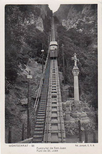 Monserrat - Funicular de Sant Joan - www.simplompc.co.uk - Simplon Postcards