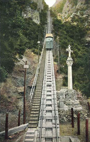 Monserrat - Funicular de Sant Joan - www.simplompc.co.uk - Simplon Postcards