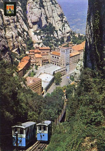 Monserrat - Funicular de Sant Joan - www.simplompc.co.uk - Simplon Postcards