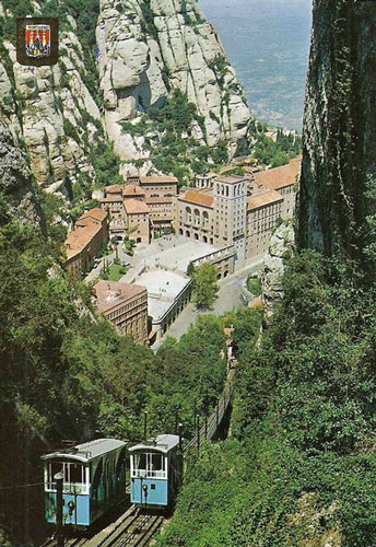 Monserrat - Funicular de Sant Joan - www.simplompc.co.uk - Simplon Postcards