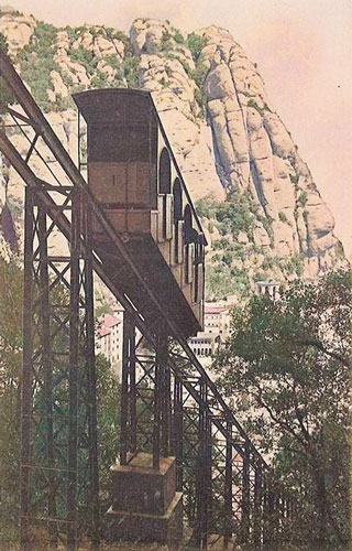 Monserrat - Funicular de Sant Joan - www.simplompc.co.uk - Simplon Postcards