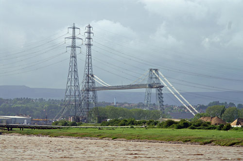 NEWPORT TRANSPORTER BRIDGE - Photo: ©2005 Ian Boyle - www.simplompc.co.uk - Simplon Postcards