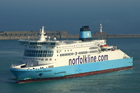 MAERSK DUNKERQUE - Norfolk Line - Photo:  Ian Boyle, 28th July 2008 -  www.simplonpc.co.uk