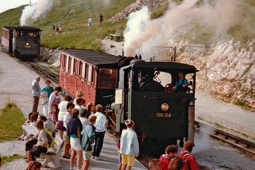 ÖBB Schafberg - Photo: ©1989 Ian Boyle - www.simplopc.co.uk - Simplon Postcards