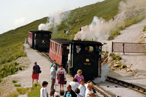 ÖBB Schafberg - Photo: ©1989 Ian Boyle - www.simplonpc.co.uk - Simplon Postcards