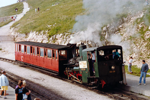 ÖBB Schafberg - Photo: ©1989 Ian Boyle - www.simplonpc.co.uk - Simplon Postcards