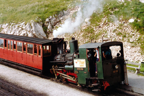 ÖBB Schafberg - Photo: ©1989 Ian Boyle - www.simplopc.co.uk - Simplon Postcards