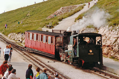 ÖBB Schafberg - Photo: ©1989 Ian Boyle - www.simplonpc.co.uk - Simplon Postcards