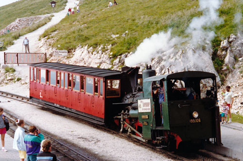 ÖBB Schafberg - Photo: ©1989 Ian Boyle - www.simplonpc.co.uk - Simplon Postcards