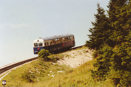 ÖBB Schafberg - Photo: ©1989 Ian Boyle - www.simplonpc.co.uk - Simplon Postcards