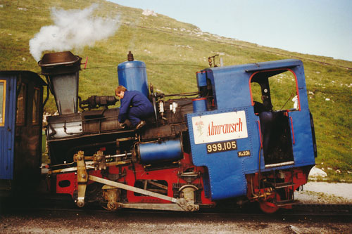 ÖBB Schafberg - Photo: ©1989 Ian Boyle - www.simplonpc.co.uk - Simplon Postcards