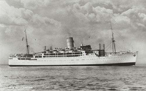 CANTON (1938) - P&O - Simplon Postcards - www.simplonpc.co.uk