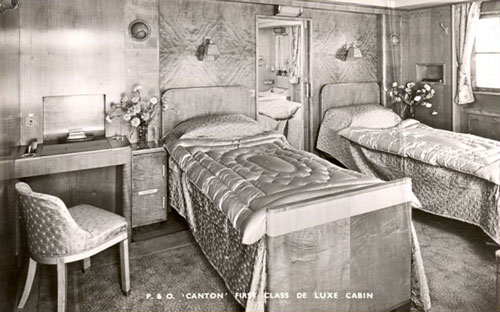 CANTON (1938) - P&O - Simplon Postcards - www.simplonpc.co.uk