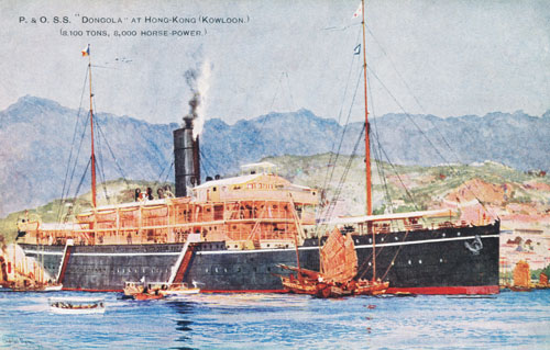 P&O DONGOLA - Simplon Postcards - simplonpc.co.uk