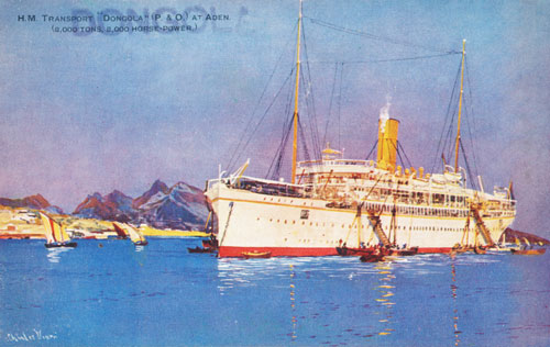 P&O DONGOLA - Simplon Postcards - simplonpc.co.uk