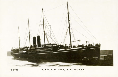 OCEANA - P&O 1888 - Simplon Postcards - simplonpc.co.uk